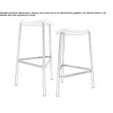 Tall bar stool Ighiu