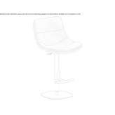 High stool with footrest Tunja