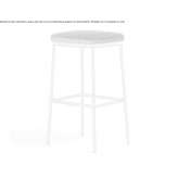 Upholstered steel stool Wahlen