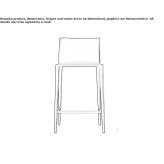 Designerski taboret tapicerowany Patuan