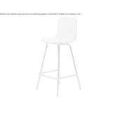 High stool with backrest Croom