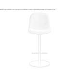 Tall, swivel fabric stool Duezce