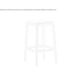Upholstered wooden bar stool Eruh