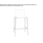 Tall bar stool with footrest Jibou