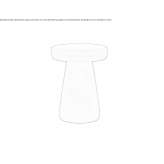 Stool upholstered with fabric Orio