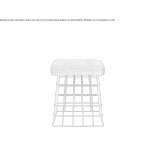 Low fabric stool Poroto