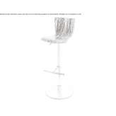 Swivel stool with adjustable height Goch