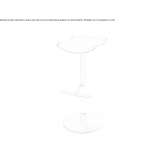 Height adjustable armchair with footrest Engels