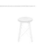 A low wooden stool Freila