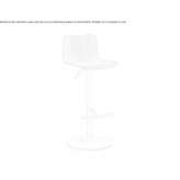Swivel oak stool with height adjustment Azofra