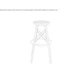 Tall bar stool Vladaia