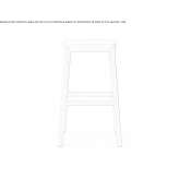 Beech stool Saviore