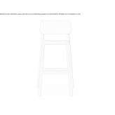Beech stool Saviore