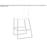 Polypropylene chair based on a sled Carlyss