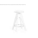 Wooden stool with height adjustment Daule