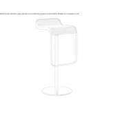 A tall wooden stool Arce