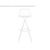 Swivel stool made of polypropylene Chameza
