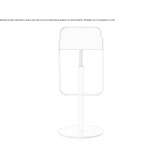 High, swivel stool Arce