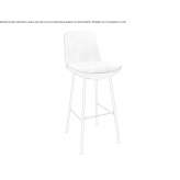 Bar stool with footrest Rakek