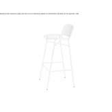 High stool with footrest Raheny
