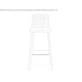 Wooden bar stool with footrest Vidin