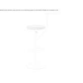Stool with integrated table Minerbe
