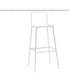 high, felt stool with a backrest Magocs