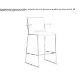 High stool with armrests and backrest Amaroo