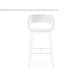 High stool with footrest Kirec