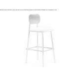 Tall bar stool with footrest Callus