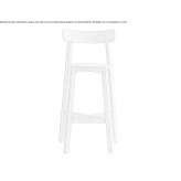Tall wooden bar stool Onigo