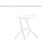 Low bar stool Antillo