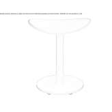 Low steel stool Soleuvre