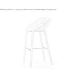 Stool with footrest Ursel