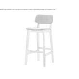 Fabric stool with integrated cushion Khimki