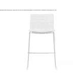 Fabric stool based on a sled with a backrest Orillia