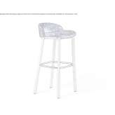 Bar stool with footrest Apulco
