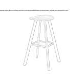 High stool Greussen