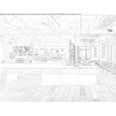 Wooden bar counter Hulluch