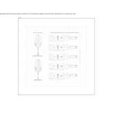Built-in metal wine cooler with built-in lights Brou