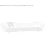 Sectional fabric sofa Buccino