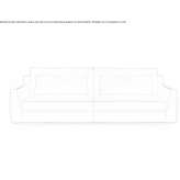 Sofa with removable cover Aiginio