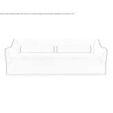 Sofa materiałowa ze zdejmowanym pokrowcem Akpazar