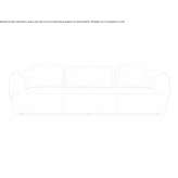 Leather sofa Nogueira
