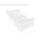 A 2-seater fabric sofa Sorede