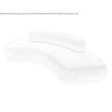 Curved fabric sofa Jasa