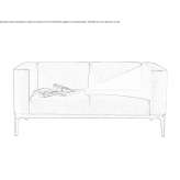 Skórzana sofa segmentowa 2-osobowa Suffern