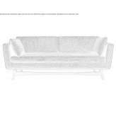 Sofa materiałowa 3-osobowa w stylu skandynawskim Jubrique