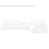 Corner sectional sofa in fabric Freuchie