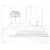 Sectional sofa with removable cover Wierde